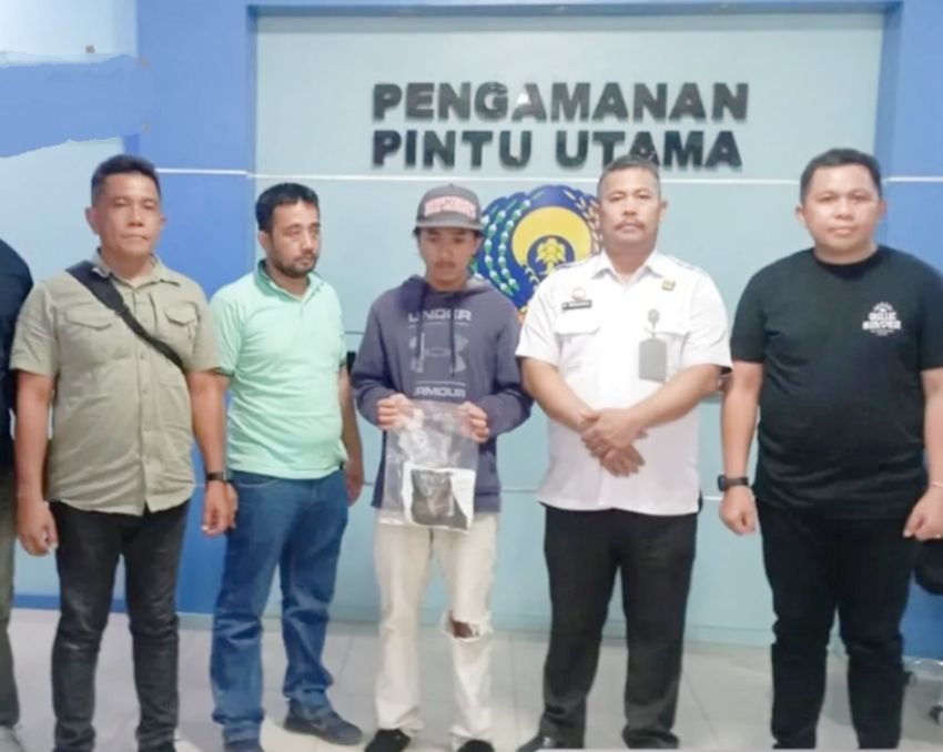 Bawa Ganja Jenguk Teman dalam Penjara, Seorang Pemuda Jadi Penghuni Sel Tahanan