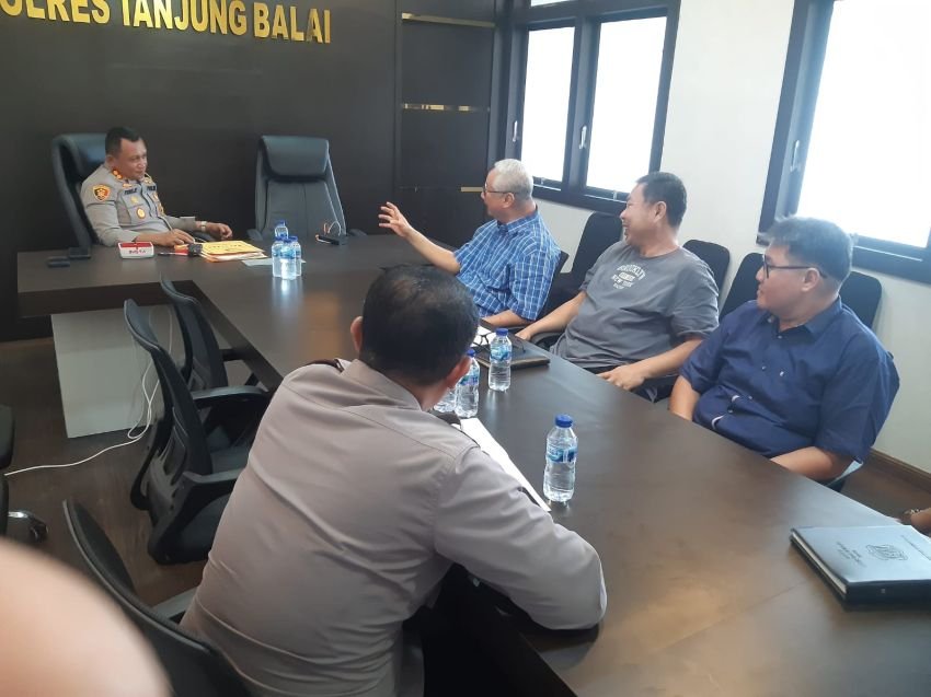 Polres Tanjung Balai Terima Audensi Panitia Perayaan Waisak 2568