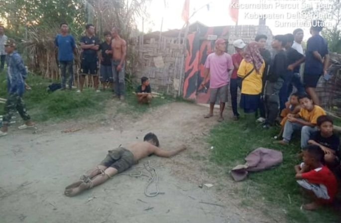 Geger... Pria di Deli Serdang Ditemukan Tak Bernyawa Dengan Kaki Terikat Tali Tambang