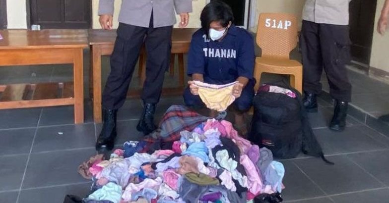 Aneh! Pria Penjual Siomay Ini Doyan Curi Celana Dalam Wanita, Jumlahnya Ratusan, Motifnya Bikin Gedek