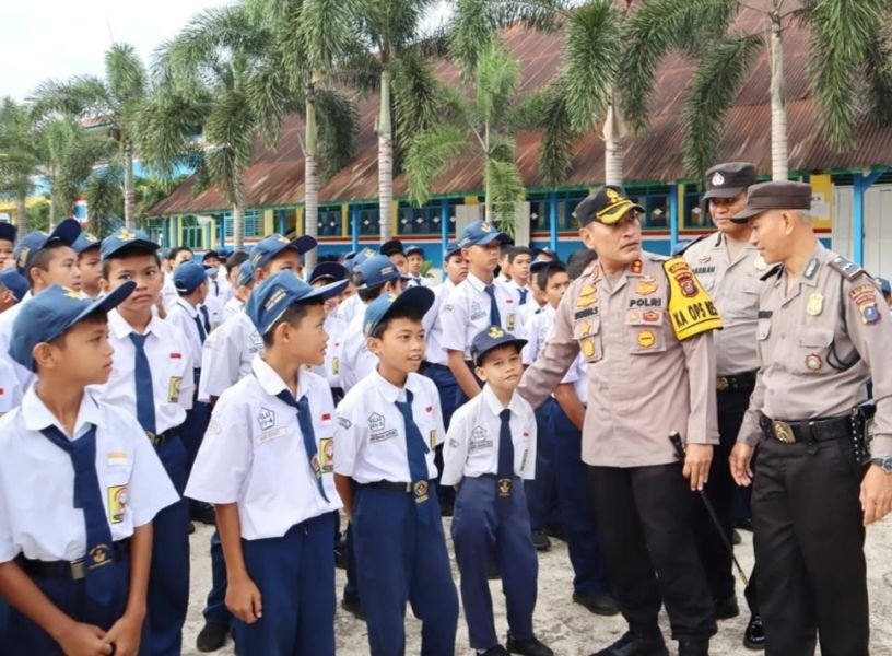 Police Goes To School Program, Kapolres Kunjungi SMPN 1 Padangsidimpuan