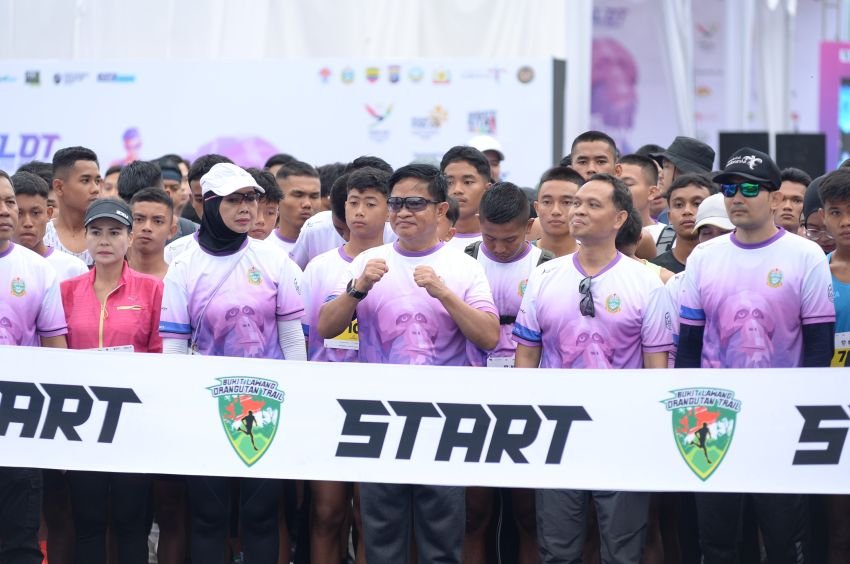 Semarakkan Wisata Olahraga, Pj Gubernur Sumut Lepas 425 Pelari di BLOT 2024