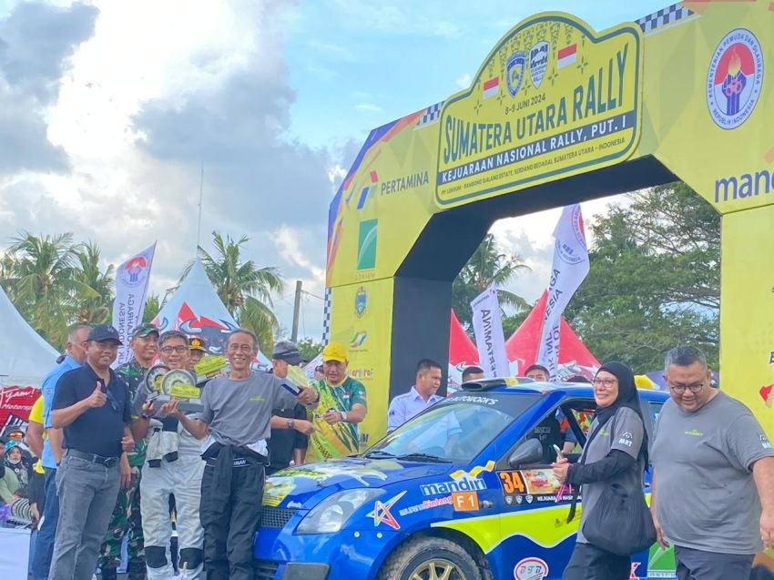 Bupati dan Wabup Sergai Tutup Kejurnas Rally Sumut Putaran I Tahun 2024