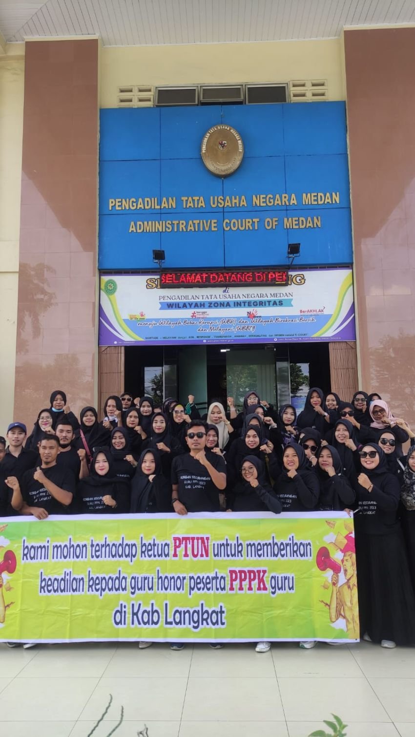 Ratusan Guru Ajukan 121 Bukti Kecurangan Seleksi PPPK Langkat ke Pengadilan Tata Usaha Negara