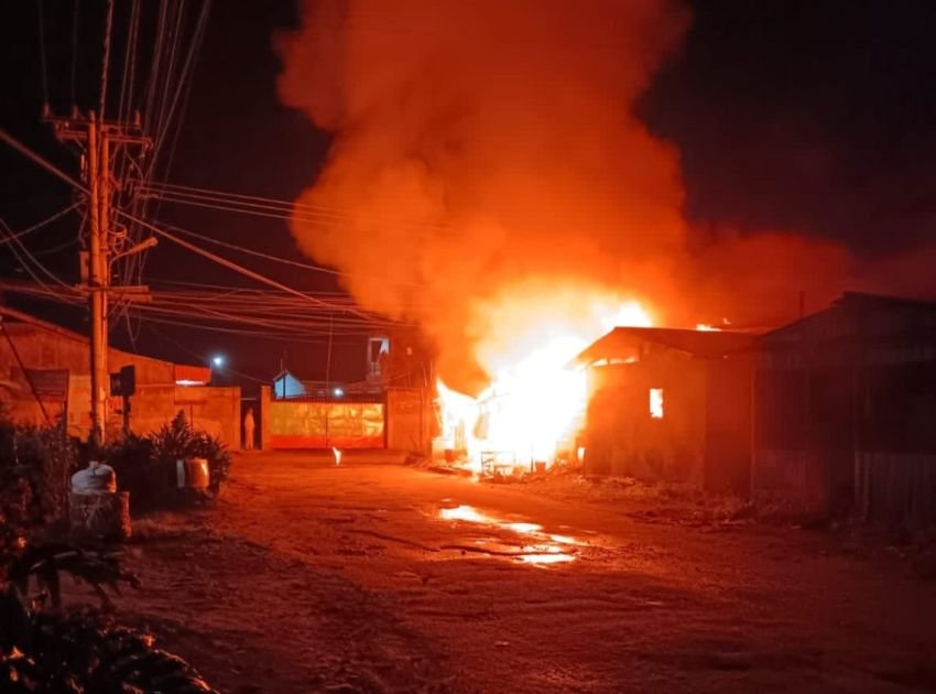 Satu Keluarga Wartawan Tanah Karo Hangus Terbakar