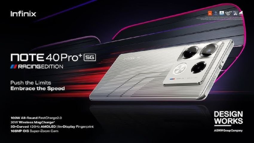 Infinix Note 40 Racing Edition Resmi Meluncur, Cek Spesifikasi dan Harga Smartphone Kolaborasi dengan BMW