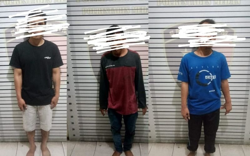 Komplotan Begal Bermodal Gunting Kandas Diaksi ke 3 Membegal Karyawan Sun Plaza