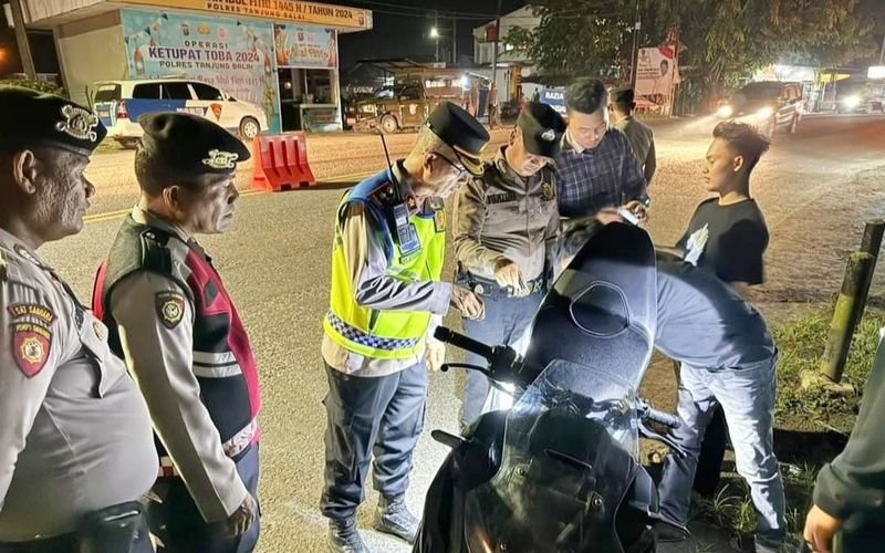 Razia Cipta Kondisi Gabungan, Polres Tanjung Balai Amankan Satu Pucuk Senjata Air Soft gun