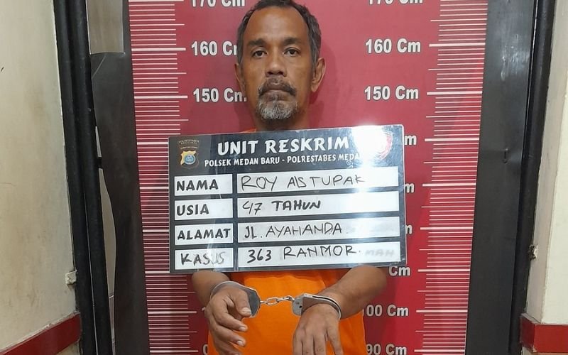 Residivis Narkoba Lakukan Pencurian Sepeda Motor Dihadiahi Peluru Oleh Polisi Medan Baru