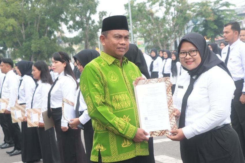 Bupati Darma Wijaya Lantik 2.182 PPPK di Lingkungan Pemkab Sergai