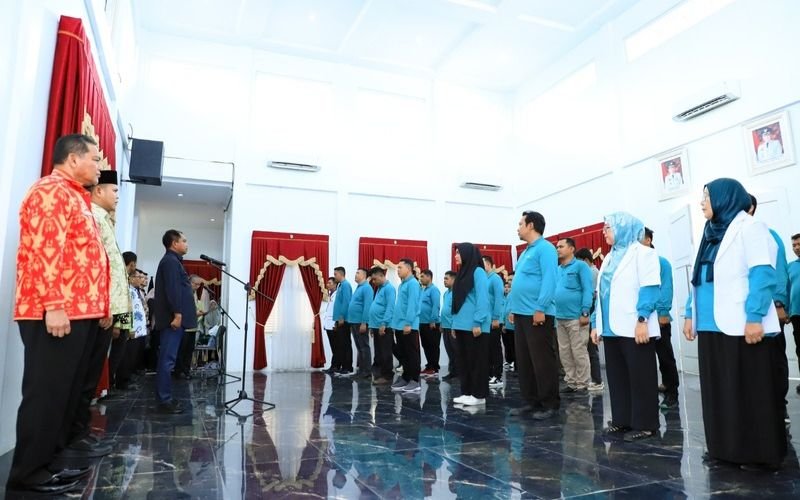 Lepas Petugas Pemotongan Hewan Kurban, Ini Pesan Bupati Sergai