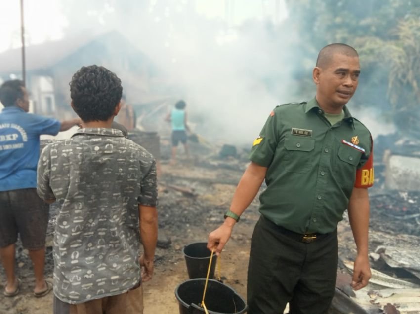 Delapan Rumah Terbakar di Deliserdang