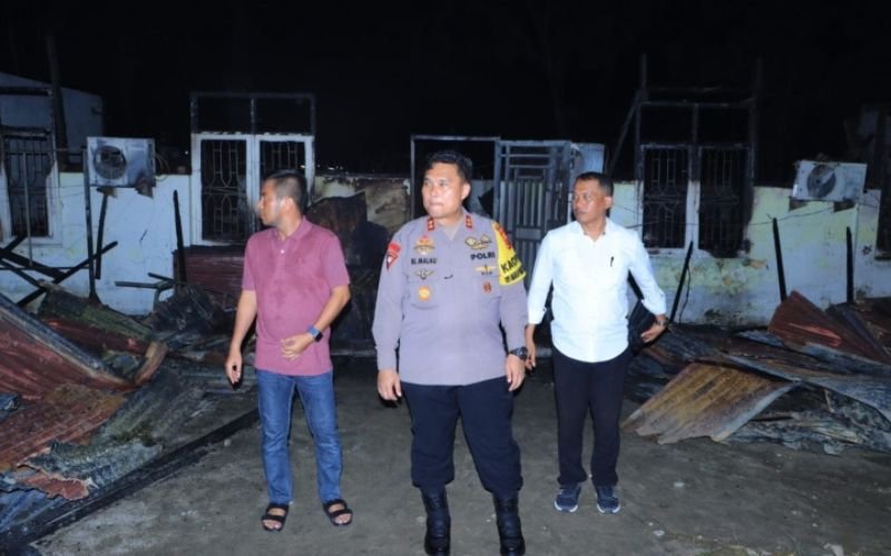 Update Kebakaran Kantor KPU Labura, Kerugian Rp500 Juta dan Status Kantor Masih Numpang