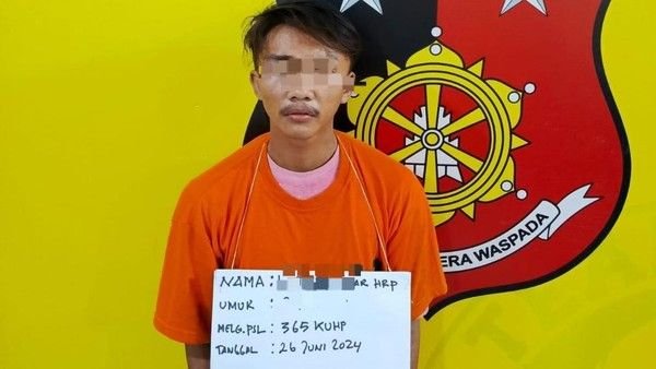 Todongkan Pisau dan Curi Motor IRT Hendak Kerja, Pria di Labura Ditembak Polisi