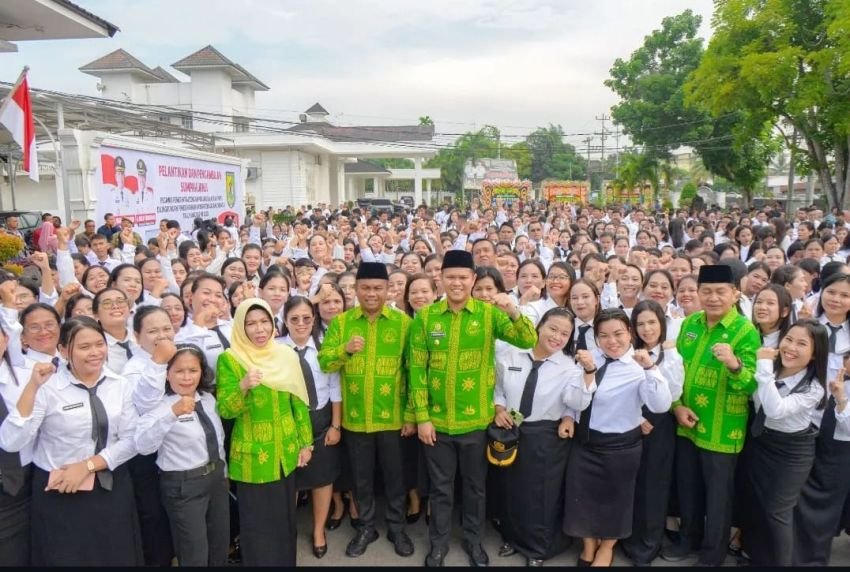 Usai Dilantik, Ribuan PPPK Ucapkan Terima Kasih kepada Bupati dan Wabup Sergai