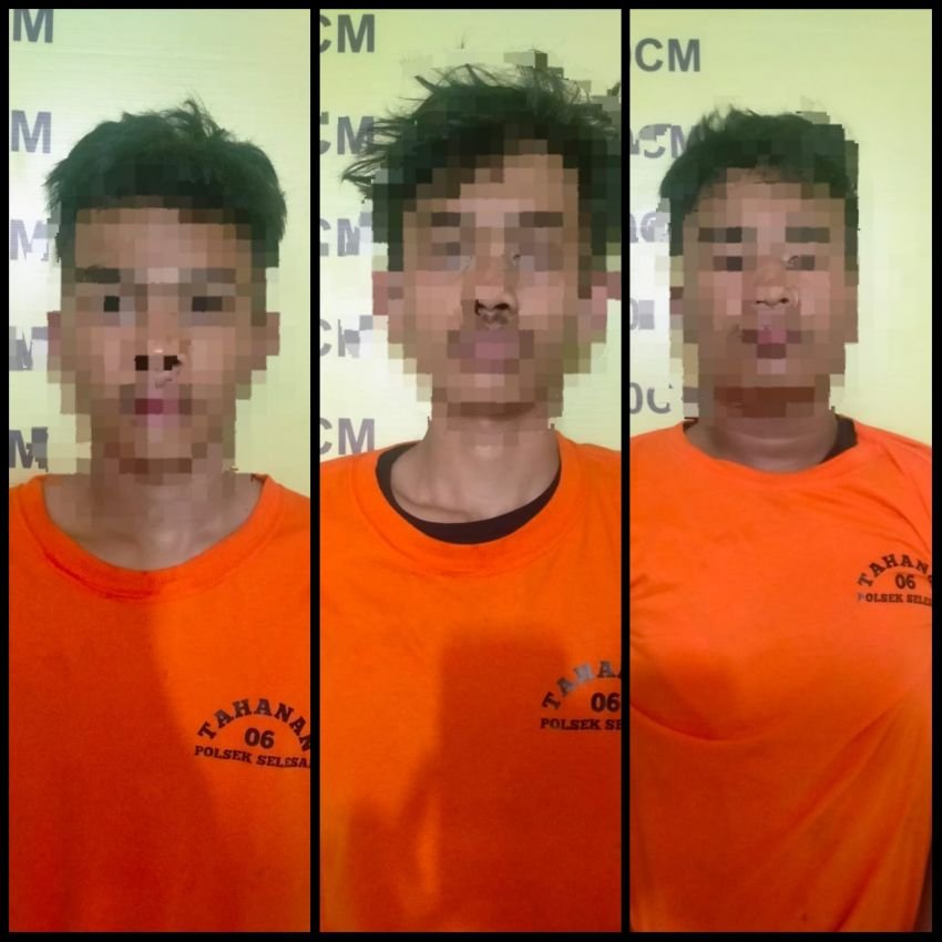 Tiga Komplotan Begal Bersajam di Binjai Diringkus Polisi