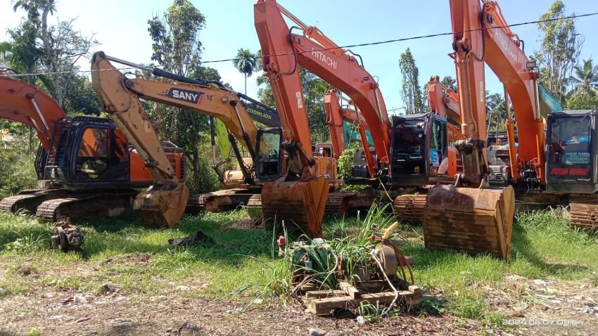 Polres Madina Telusuri Pemilik 11 Excavator Hasil Penertiban PETI Kotanopan