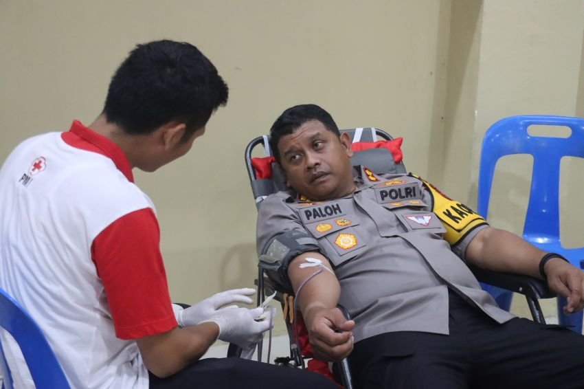 Semarak HUT ke-78 Bhayangkara, Polres Madina Berbakti dan Mengabdi