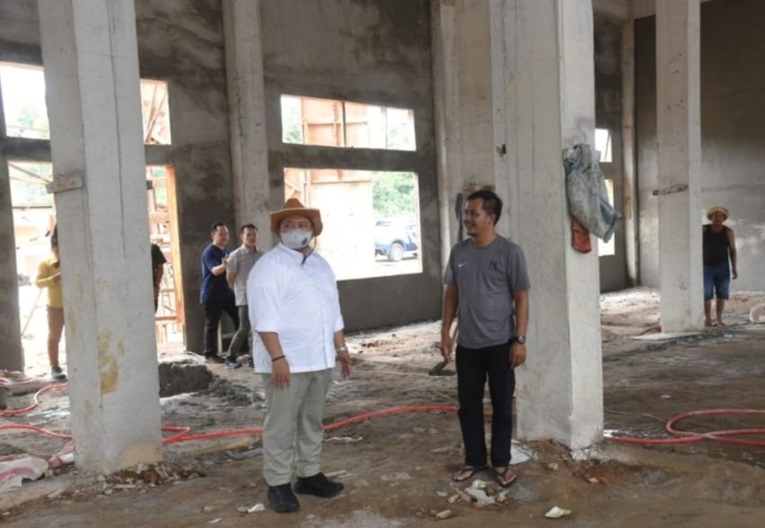 Bupati Tinjau Kesiapan Pembangunan Gedung Astaka dan Infrastruktur Penunjang MTQ Tapsel