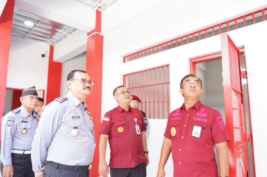 Kakanwil Kemenkumham Sumut Pantai Hasil Pembangunan Blok Hunian di Lapas Kelas II B Panyabungan