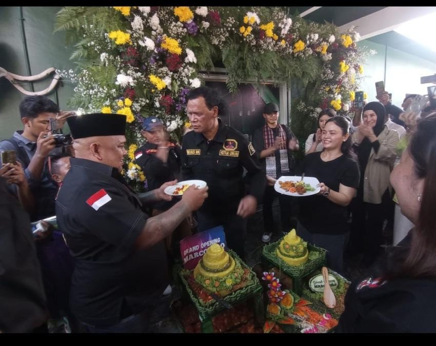 Resmikan Mabes GRIB Jaya Sumut dan Marcopolo Entertainment, Ini Pesan Ketum Hercules
