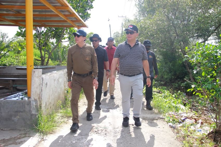 Menteri Hukum dan HAM Kunjungi Kampung Laut Monitoring Kawasan Nusakambangan