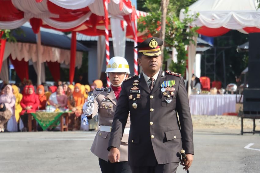 Polres Mandailing Natal Menggelar Upacara Hari Ulang Tahun Bhayangkara ke-78