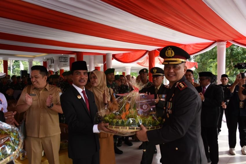 Pj. Walikota Langsa Hadiri Upacara Hari Bhayangkara ke-78