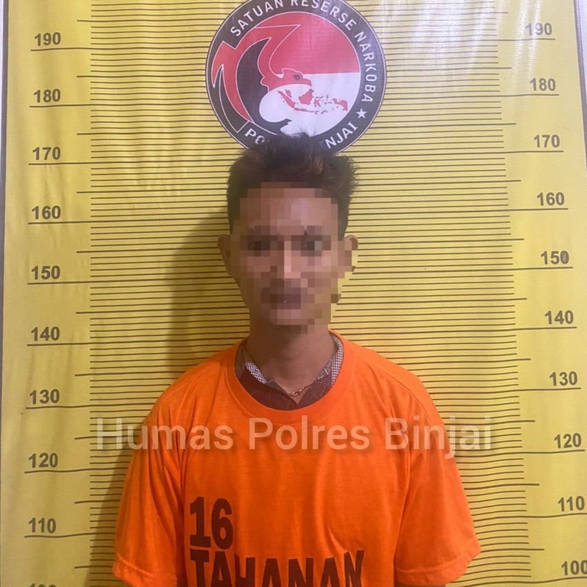 Pengedar Pil Ekstasi Ditangkap Polisi di Binjai