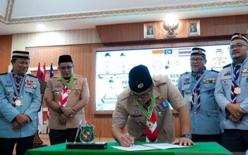 Pramuka Medan Go International: Jalin Kerja Sama dengan Negara Tetangga