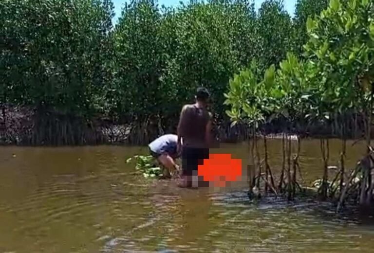 Heboh! Warga Langsa Temukan Mayat Pria Tua di Sungai