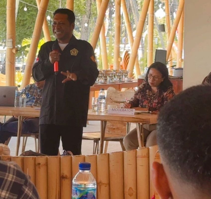Eston Niron Soroti Kontribusi OMS Dalam Pencegahan Politik Uang Pemilihan Serentak 2024