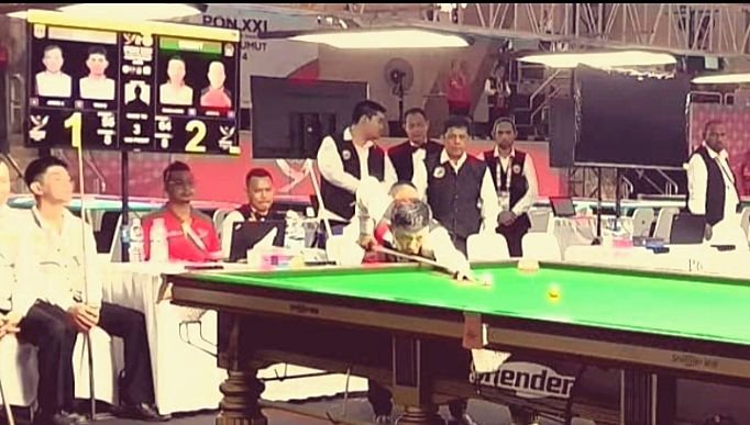 Kontingen Sumatera Utara Meraih Emas Pertama di Cabor Billiard setelah Mengalahkan Tim DKI Jakarta pada Final
