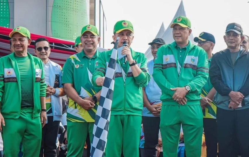 Wali Kota Padangsidimpuan Hadir di Gebyar PON XXI Aceh - Sumut 2024