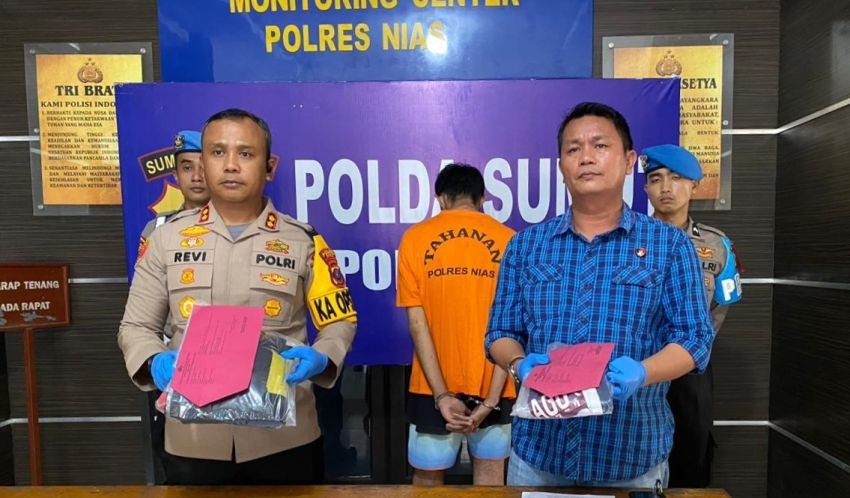 Kasus Pencabulan Anak di Bawah Umur, Cz Ditangkap dan Masuk Bui Polres Nias