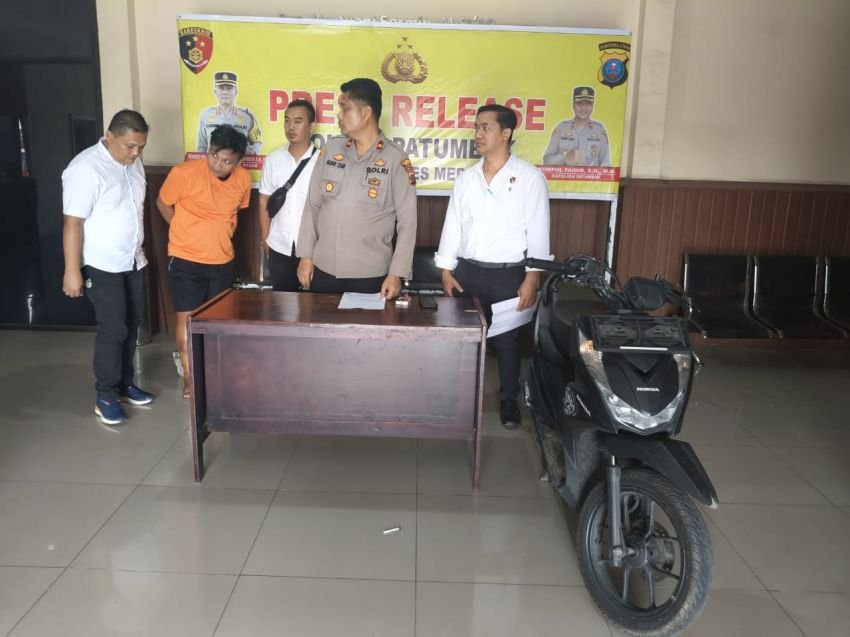 Embat Sepeda Motor, Polsek Patumbak Hadiahi Timah Panas Residivis Curanmor