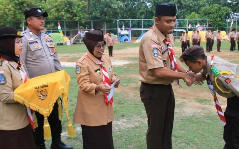 Inilah Yang Terjadi Saat 192 Siswa Bersaing dalam Lomba Regu "Prestasi Penggalan" di Kepulauan Seribu