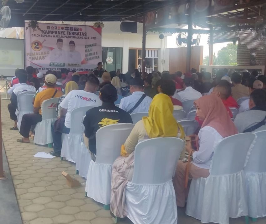 Kampanye Terbatas Mas boy di Randudongkal Sempat Terhenti