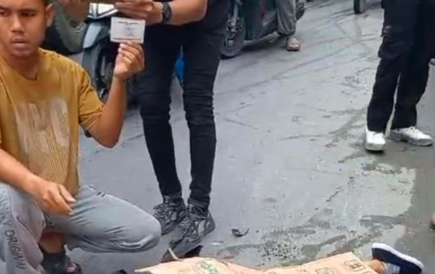 Mahasiswi UMSU Meninggal Dilindas Truk Muatan Beton Tiang Paku Bumi