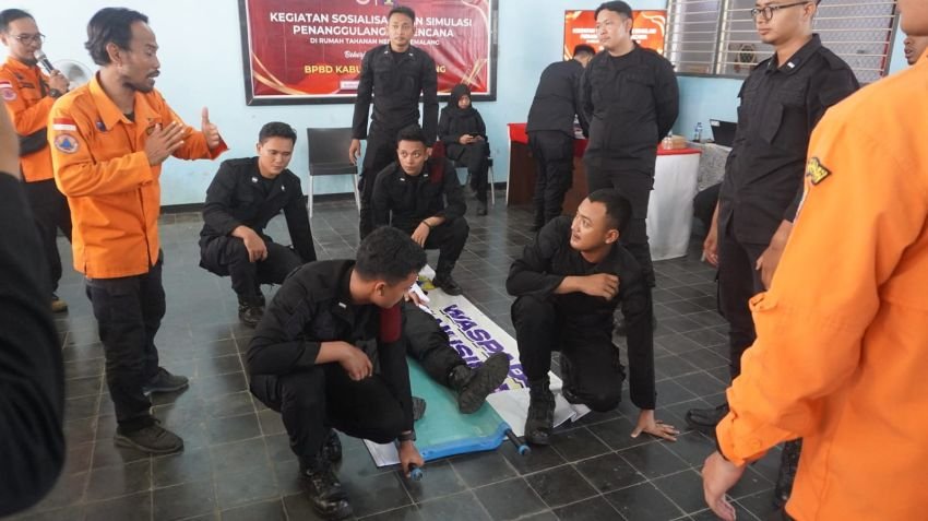 Antisipasi Bencana Gempa Bumi, Rutan Pemalang Gelar Simulasi Penyelamatan