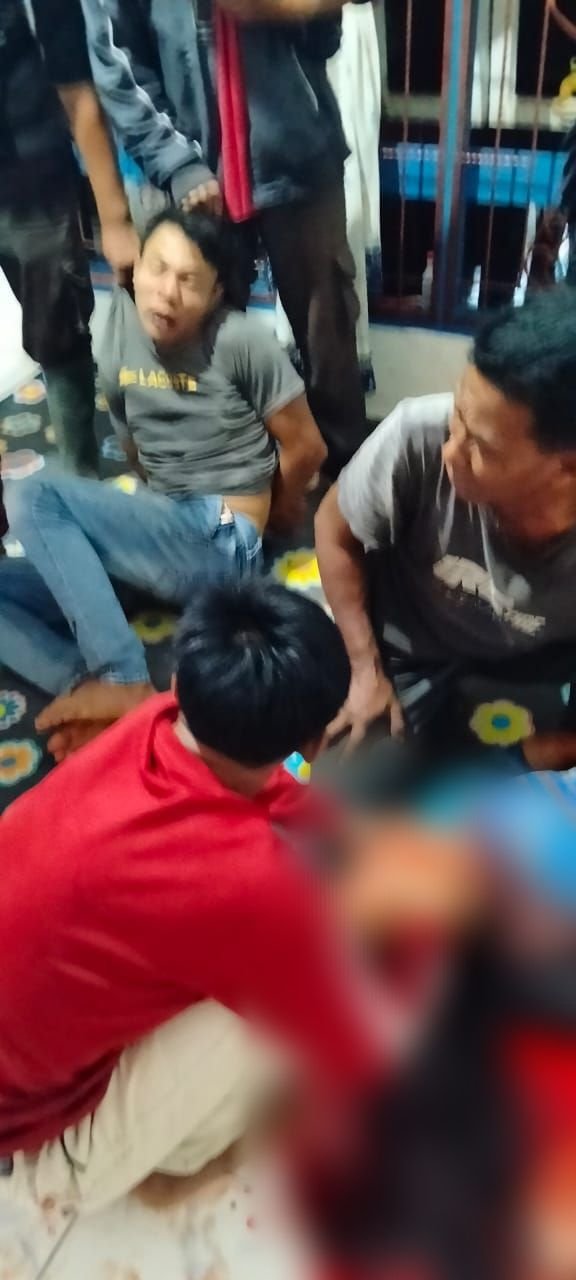 Tragis, Suami Tega Bunuh Istri dan Bacok Ibu Mertua di Sergai