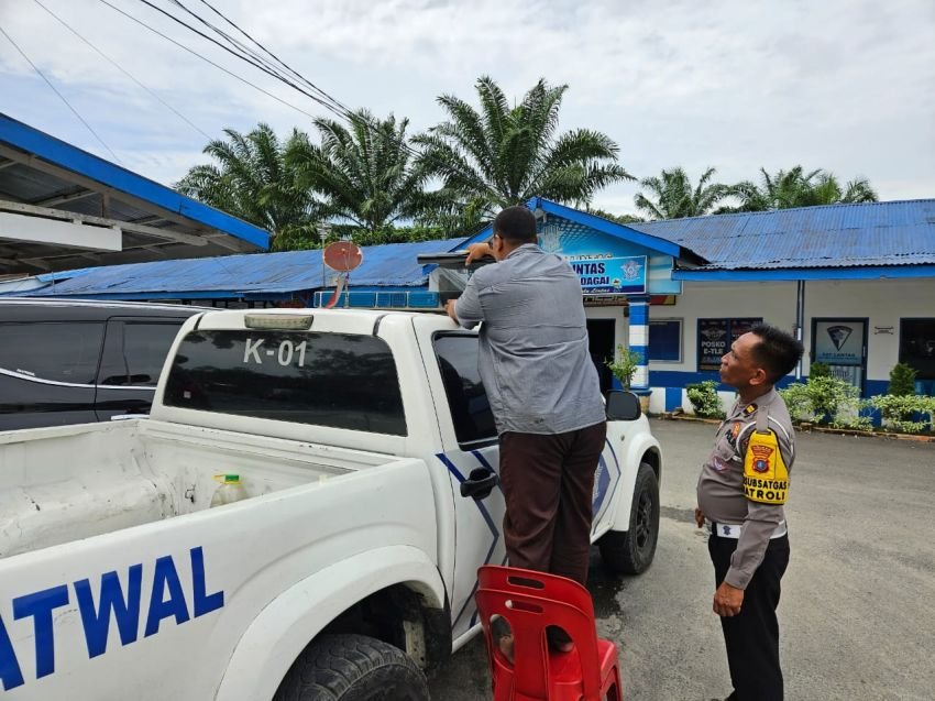 Tindaklanjut Masukan Masyarakat ke Kapolri, Satlantas Polres Sergai 'Gelapkan' Lampu Rotator