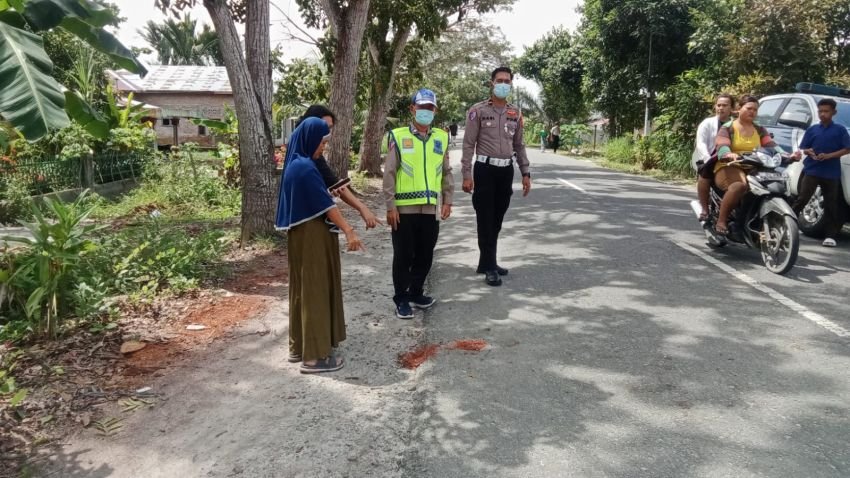 Lakalantas Dua Sepeda Motor di Sei Rampah, Seorang IRT Tewas
