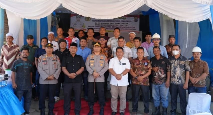 Kapolres Tapsel Laksanakan Giat Save Investasi di PT PIS, Dukung Program Asta Cita Presiden