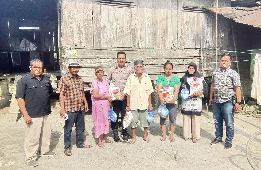 Pemkab dan Polres Sergai Berikan Bantuan Paket Sembako kepada Warga Perbaungan