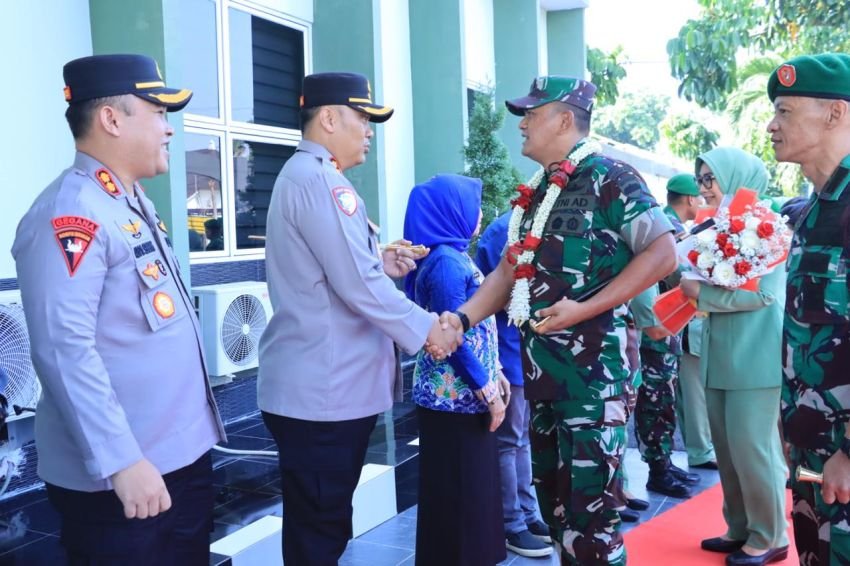 Kapolres Labuhanbatu Hadiri Kunjungan Kerja Danrem 022/PT ke Kodim 0209/LB