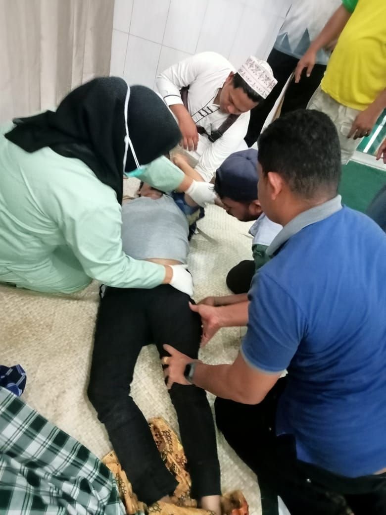 Seorang Pria Ditemukan Tewas di Dapur Masjid, Polsek Bilah Hulu Olah TKP, Ini Hasilnya