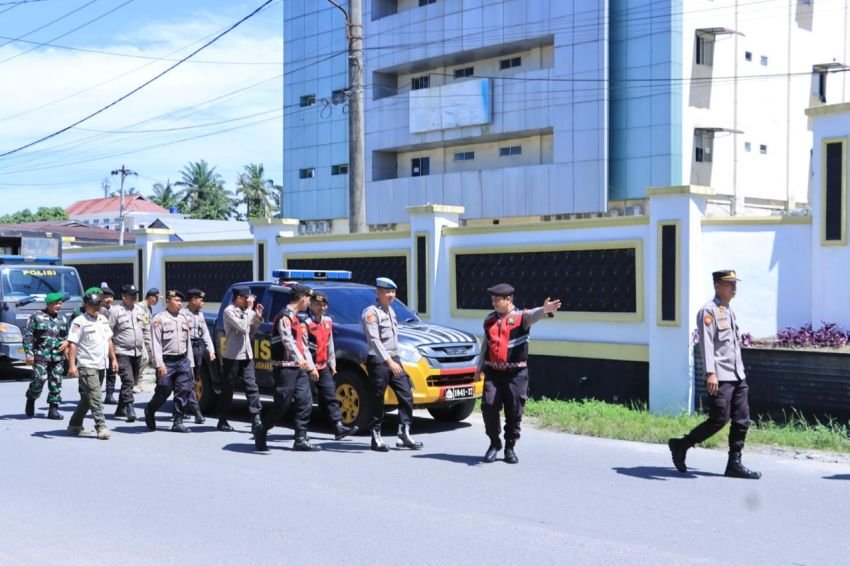 Patroli Gabungan Skala Besar Wujudkan Labuhanbatu Kondusif