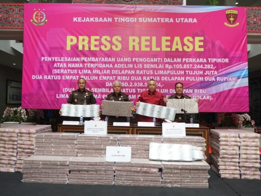Terpidana Pembalakan Liar Bayar Uang Pengganti Kepada Kejaksaan Rp 105 Miliar dan US$ 2.938.556