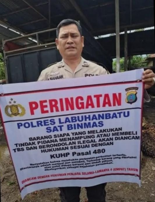 Sat Binmas, Himbau Warga Tidak Membeli TBS dan Berondolan Ilegal